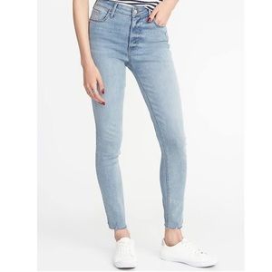 Old Navy Womens High-Rise Secret-Slim Light Jeans